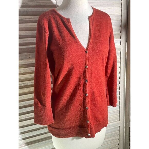 Carole Little Med Merino Wool Cardigan - Picture 8 of 16